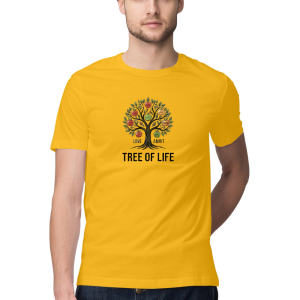 Tree of Life Christian Regular Fit Front Print UNISEX T-Shirt for Men & Women | Faith Fruit Spirit Graphic Tee