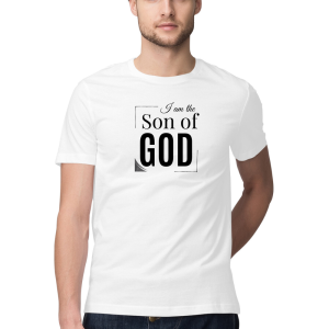 I Am The Son of God Christian Regular Fit Front Print UNISEX T-Shirt for Men & Women | Faith Typography Graphic Tee
