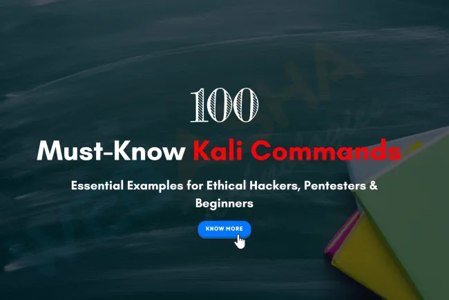 Top 100 Most Useful Kali Linux Commands with Practical Examples for Ethical Hackers and Beginners