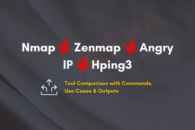 Best Network Scanning Tool Comparison | Nmap vs Zenmap vs Angry IP Scanner vs Hping3 with Commands, Use Cases, and Real-Time Output