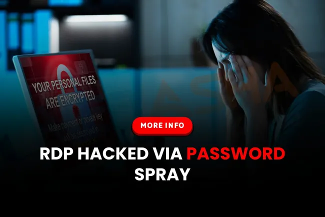 How Do RDP Servers Get Hacked? Password Spray Attack Leads to RansomHub Ransomware Breach (2025 Case Study)