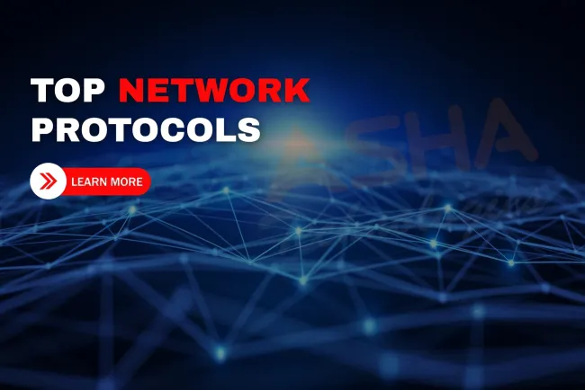 What are the key network protocols used in 2026 and how are they categorized across OSI layers?