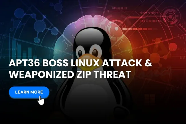 What is the APT36 BOSS Linux attack and how are weaponized ZIP files used to compromise systems?