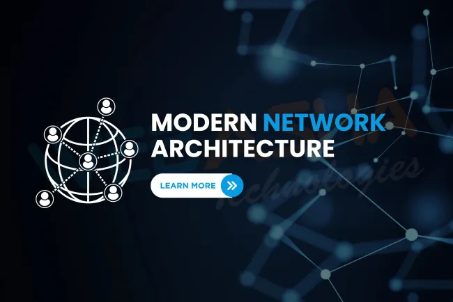 What is the modern network architecture model for organizations in 2026 and how can businesses implement best practices, tools, and technologies?