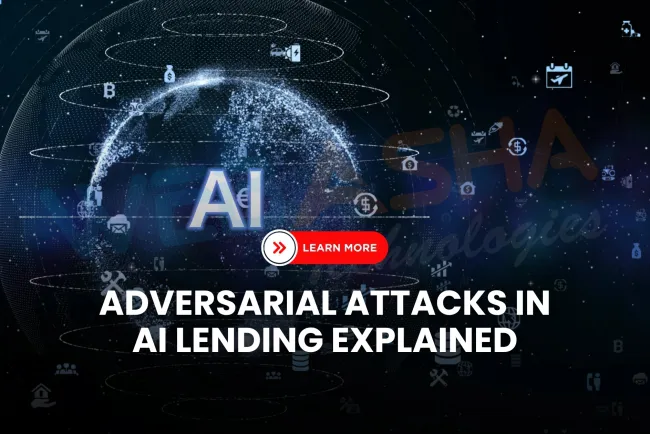 What are adversarial attacks in AI lending models, and how do they impact loan decisions?