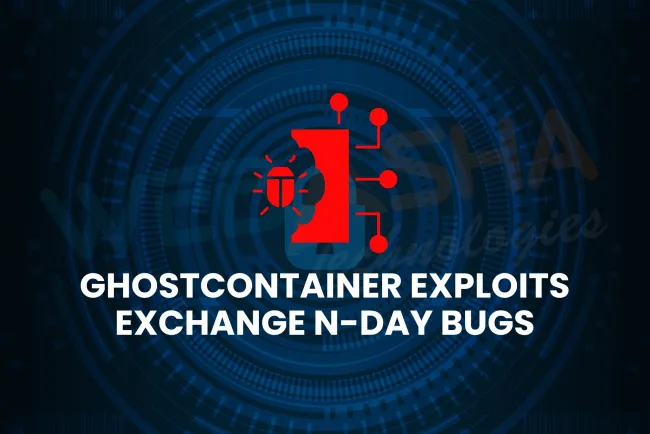 How are hackers exploiting N-day vulnerabilities in Microsoft Exchange servers using GhostContainer malware?