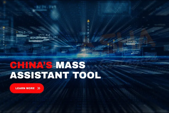 What is China's Massistant surveillance tool and how does it extract data from confiscated phones?