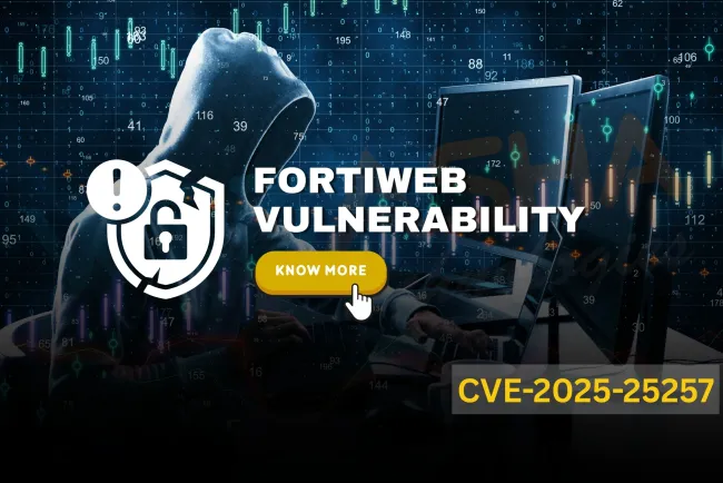 What is the Fortinet FortiWeb CVE-2025-25257 vulnerability and how is it being exploited?