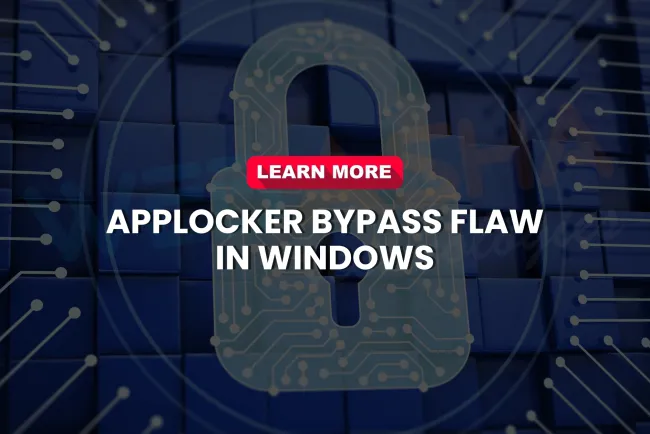 What is the AppLocker bypass flaw and how can malicious apps exploit it in Windows systems?