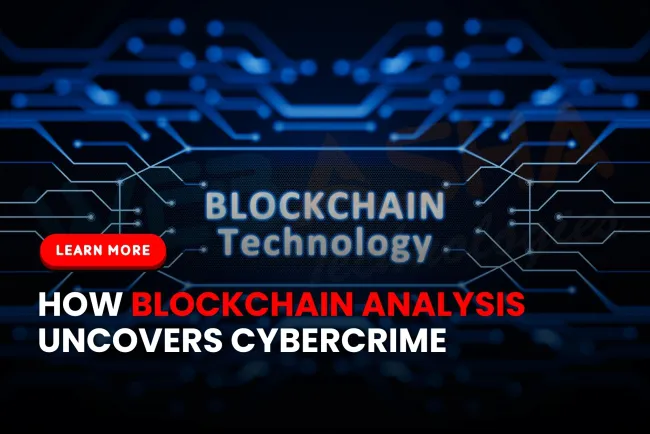 What is blockchain analysis and how is it used to detect cybercrime?