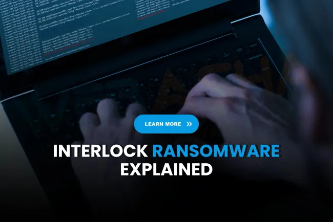 What is Interlock ransomware and how does it attack Windows and Linux systems?