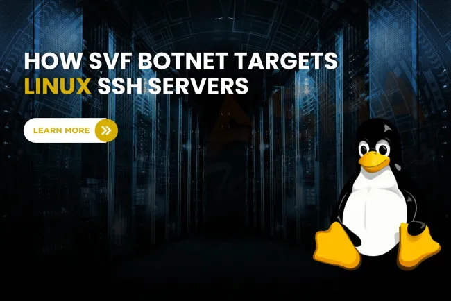 What is the SVF botnet malware and how are cybercriminals using it to exploit Linux SSH servers?