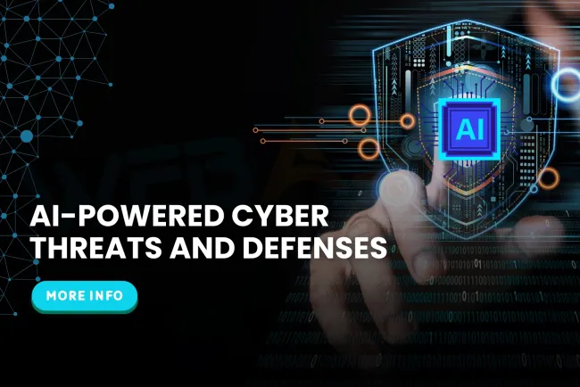 How are AI-powered cyber threats evolving and how is defensive AI used to stop them?
