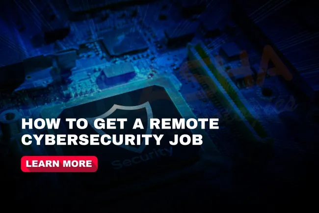 What are the key skills and platforms for landing a remote cybersecurity job?