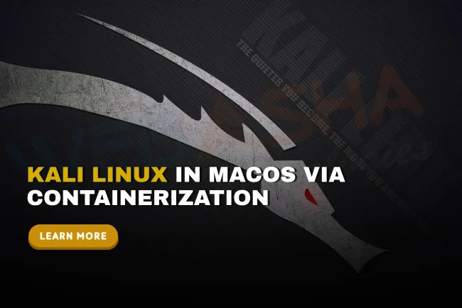 Can I run Kali Linux on macOS using Apple's new containerization feature?