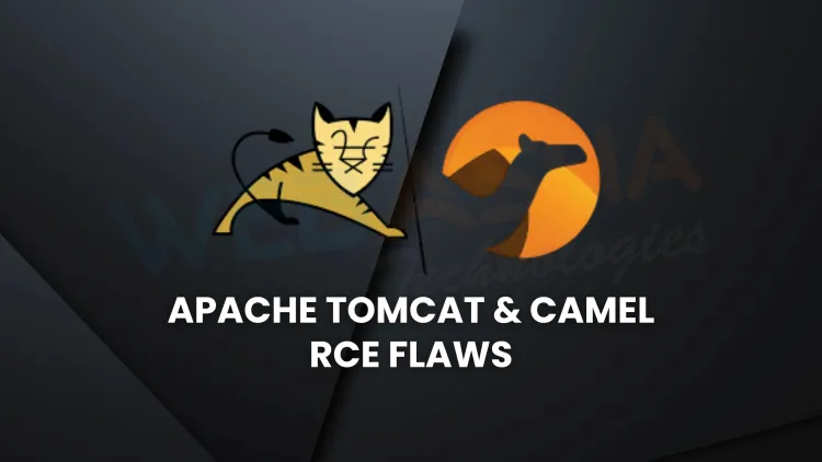 What are the Apache Tomcat and Camel vulnerabilities CVE-2025-24813, CVE-2025-27636, and CVE-2025-29891 and how are they being exploited in the wild?