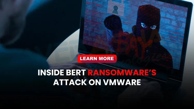 What is BERT ransomware and how does it target ESXi virtual machines?