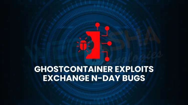How are hackers exploiting N-day vulnerabilities in Microsoft Exchange servers using GhostContainer malware?