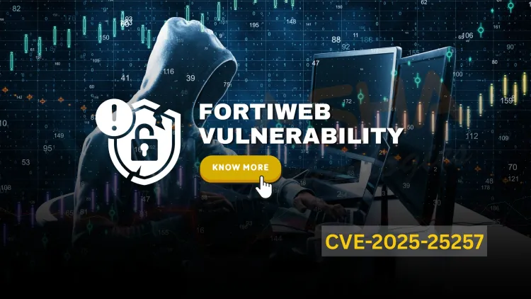 What is the Fortinet FortiWeb CVE-2025-25257 vulnerability and how is it being exploited?