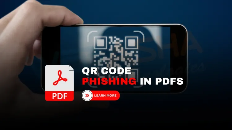 What is the new QR code phishing attack in PDFs, and how can I protect myself from it?