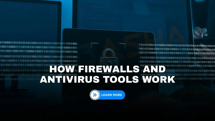 What is the difference between a firewall and antivirus software, and why are both necessary for cybersecurity?