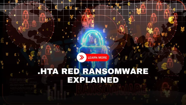 What is the .HTA Red Ransomware attack and how are hackers using verification scams to infect victims?