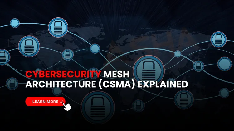 What is Cybersecurity Mesh Architecture (CSMA) and how does it secure cloud-native environments?