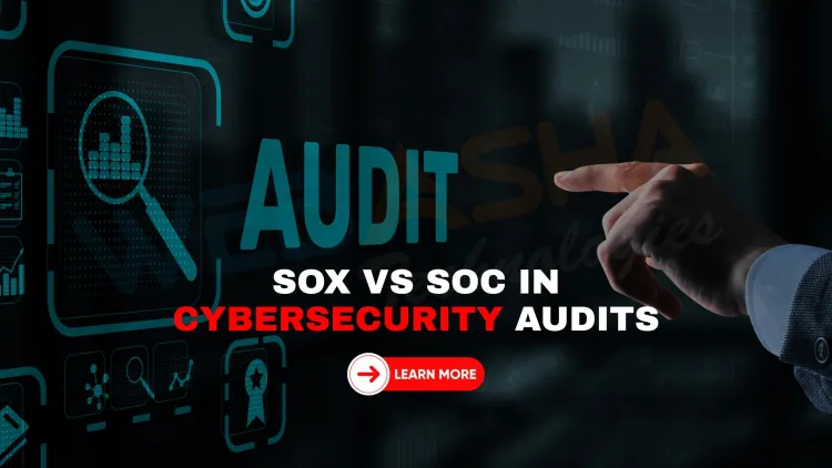 What is the difference between SOX and SOC in cybersecurity audits?