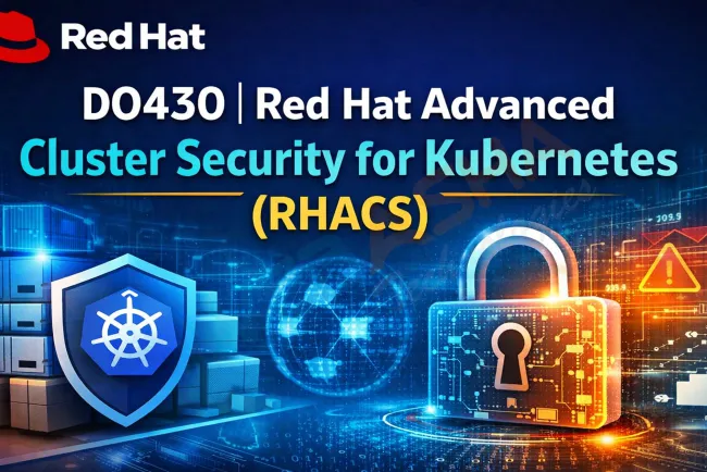 DO430 | Red Hat Advanced Cluster Security for Kubernetes (RHACS) Training Guide 2026