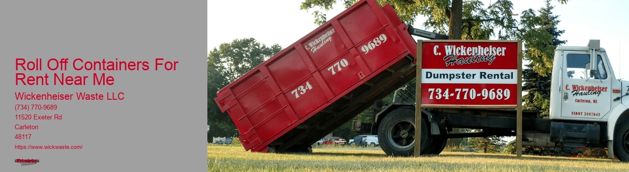 Roll Off Containers For Rent Near Me