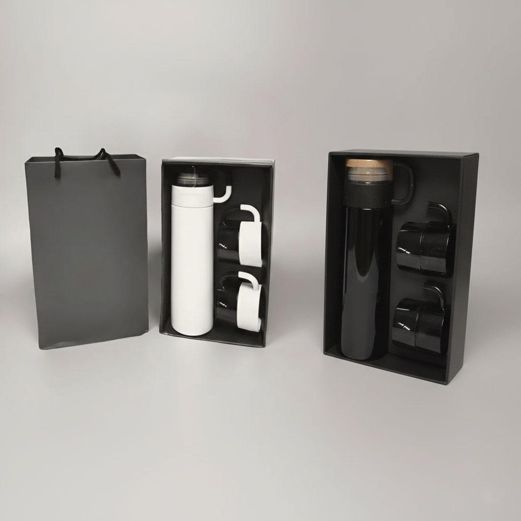 Vacuum Bottle With 2 Cup Set