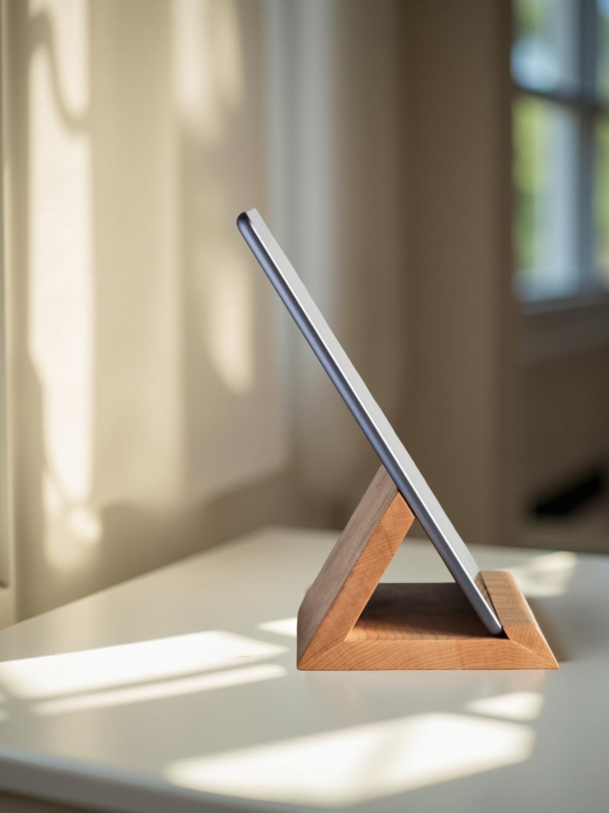 Wooden Mount Mobile Stand