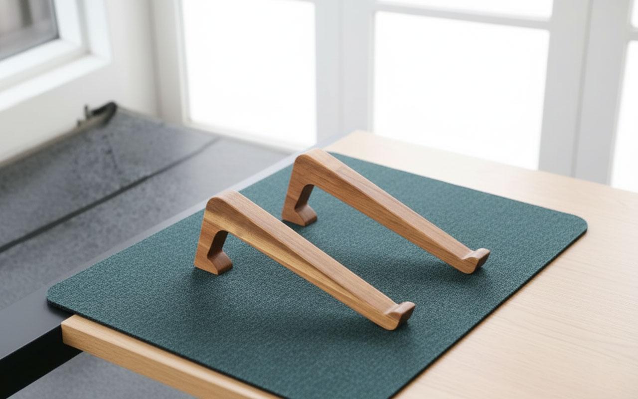 Adjustable Wooden Laptop Stand