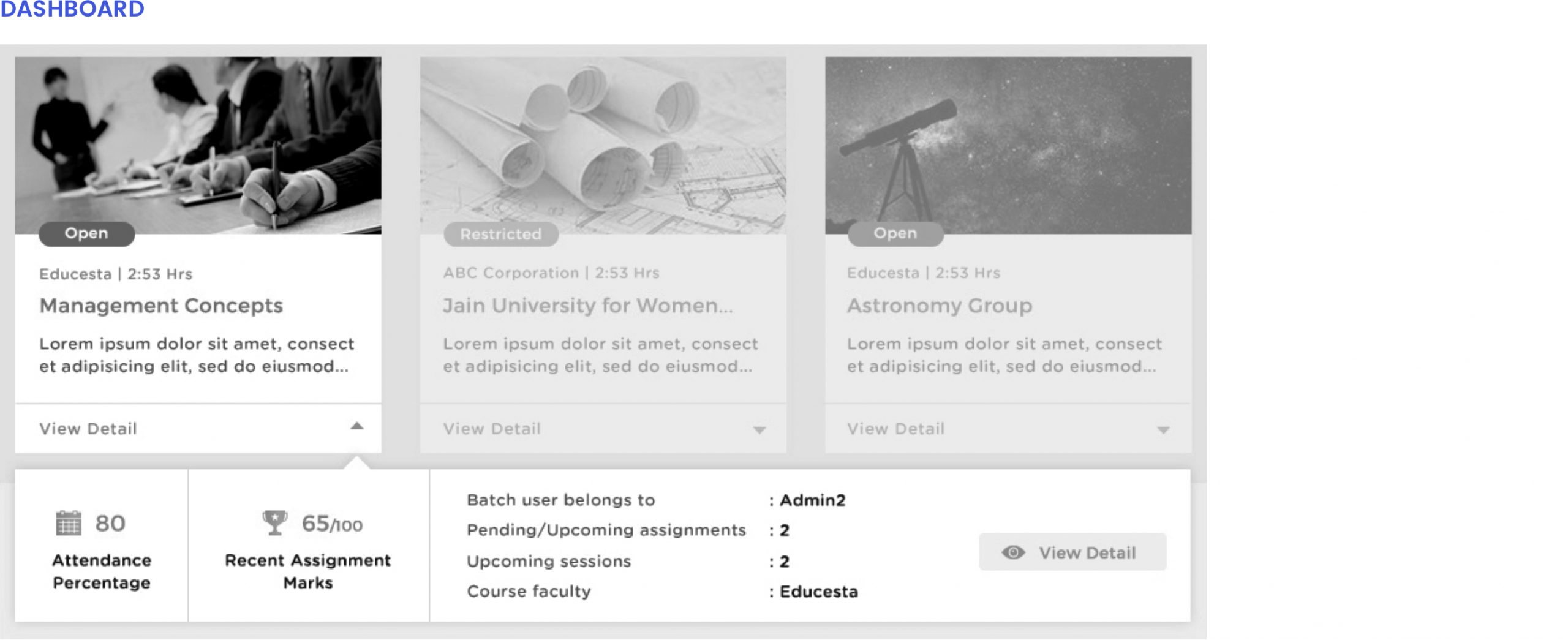 LMS Dashboard Wireframes_1