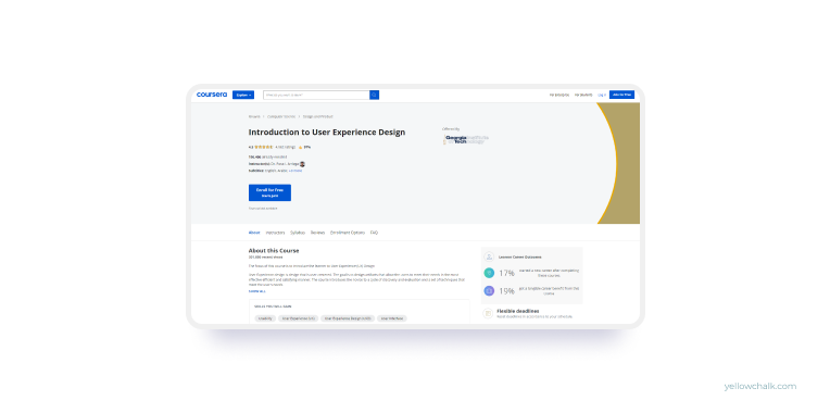 Coursera: Introduction to User Experience Design