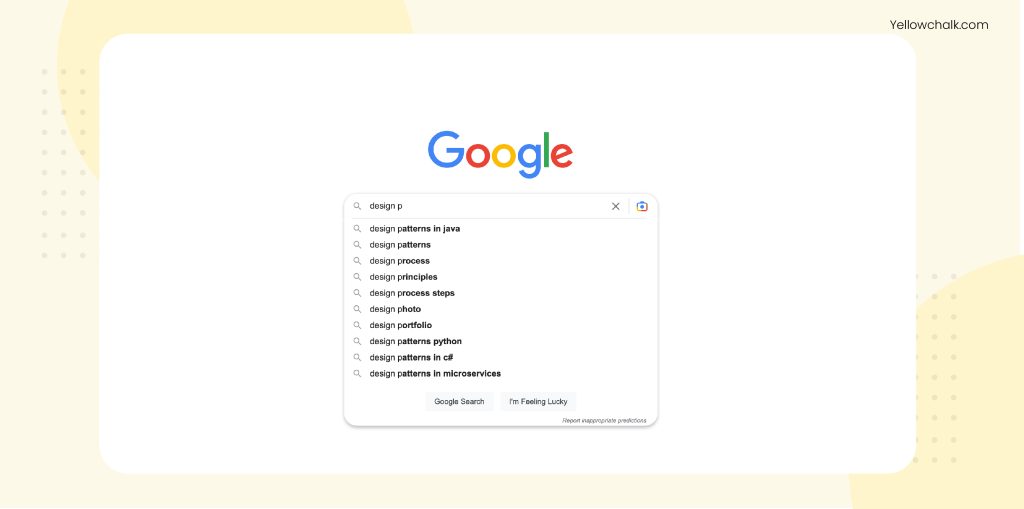 Google Search UI Design | Yellowchalk