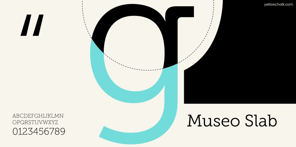 Brand Font Name: Museo Slab | Yellowchalk Design