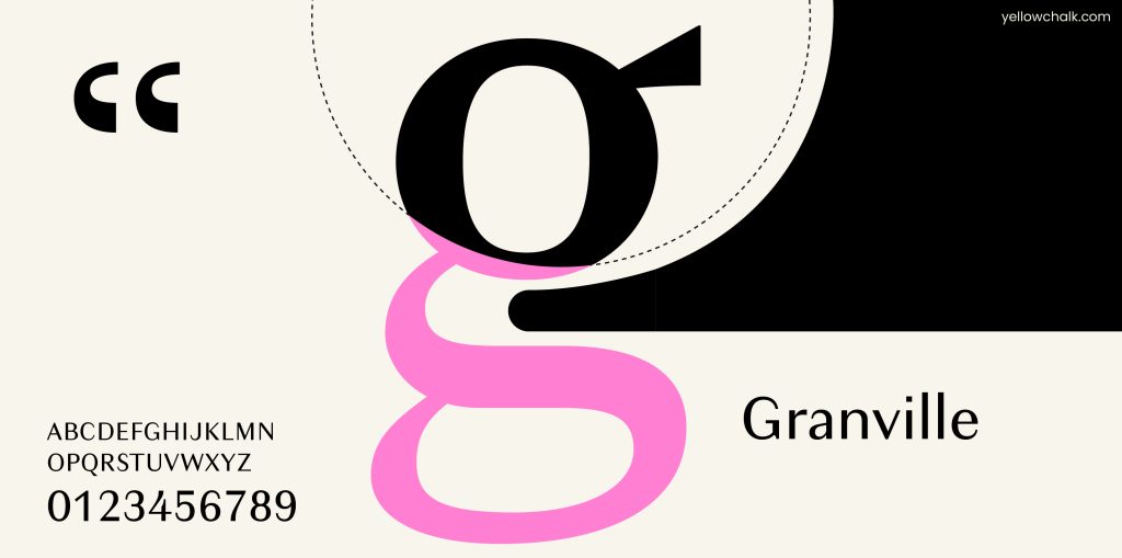 Brand Font Name: Granville | Yellowchalk Design