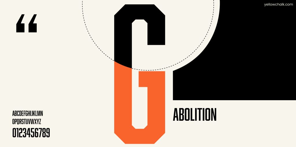 Brand Font Name: Abolition | Yellowchalk Design