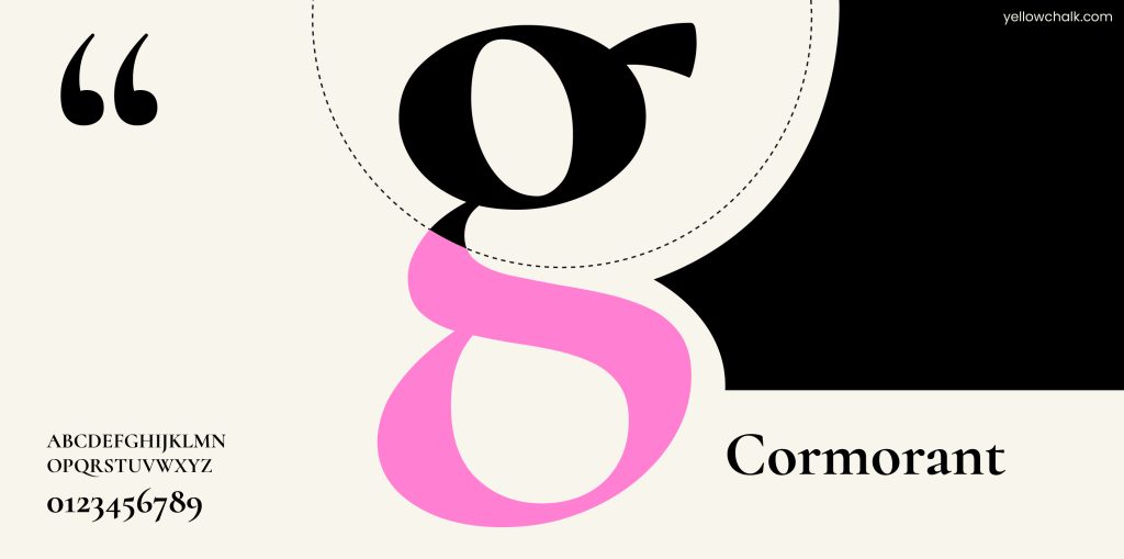 Brand Font Name: Cormorant | Yellowchalk Design