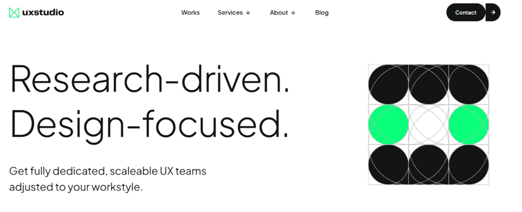 UX Studio Website Banner