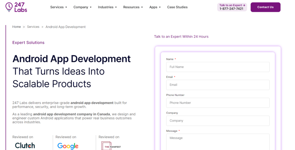 247 Labs - Company website