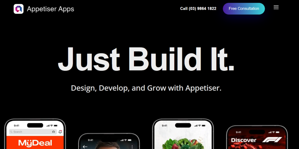 Appetiser Apps - Company website