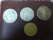 Old rare indian coins and 50 euro cent coin