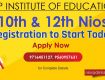 Nios Admission Online Form Class 10th & 12th Vasant Kunj