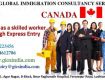 Migrate as skilled worker through Express Entry & PNP & get PR in Canada.