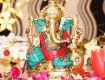 PNF Craft Decorative Brass Ganesha Idol