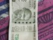 500 Rs note with starting 786 digit