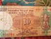 Antique indian note nombred 786