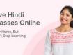 Learn Hindi via Live Online Classes